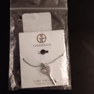 Giani Bernini Sterling Silver Key Necklace